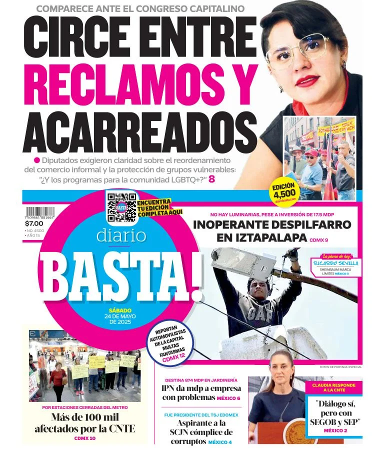 Portada de Basta