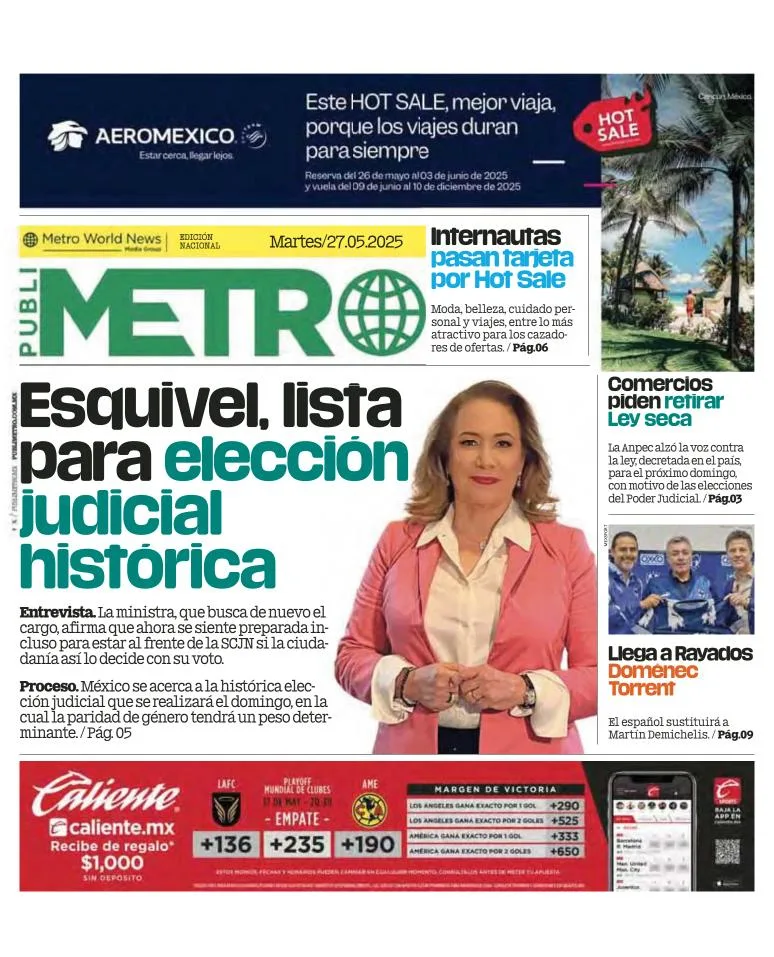 Portada de Publimetro Guadalajara