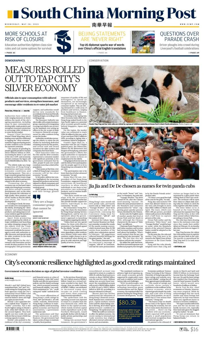 Portada de South China Morning Post