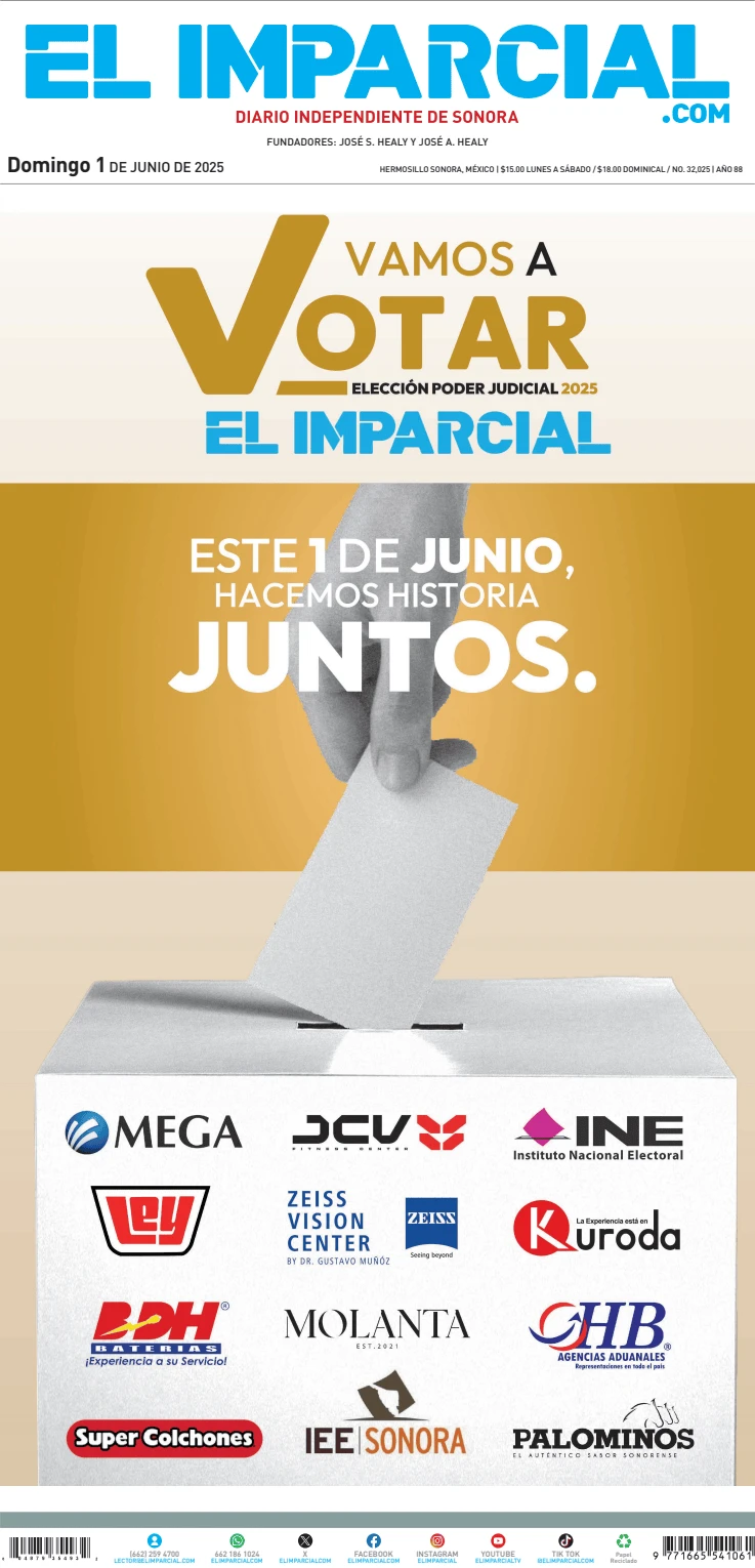 Portada de El Imparcial