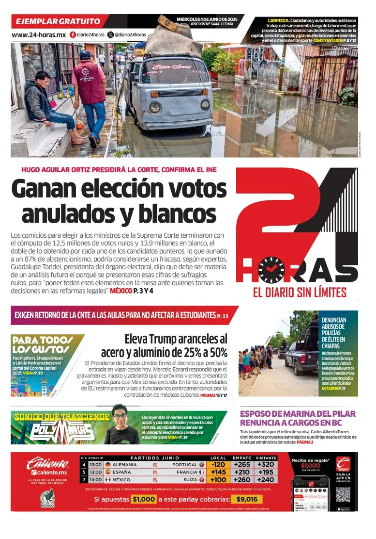 Portada de 24 Horas