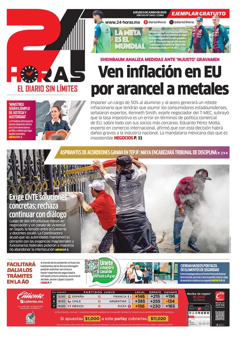Portada de 24 Horas