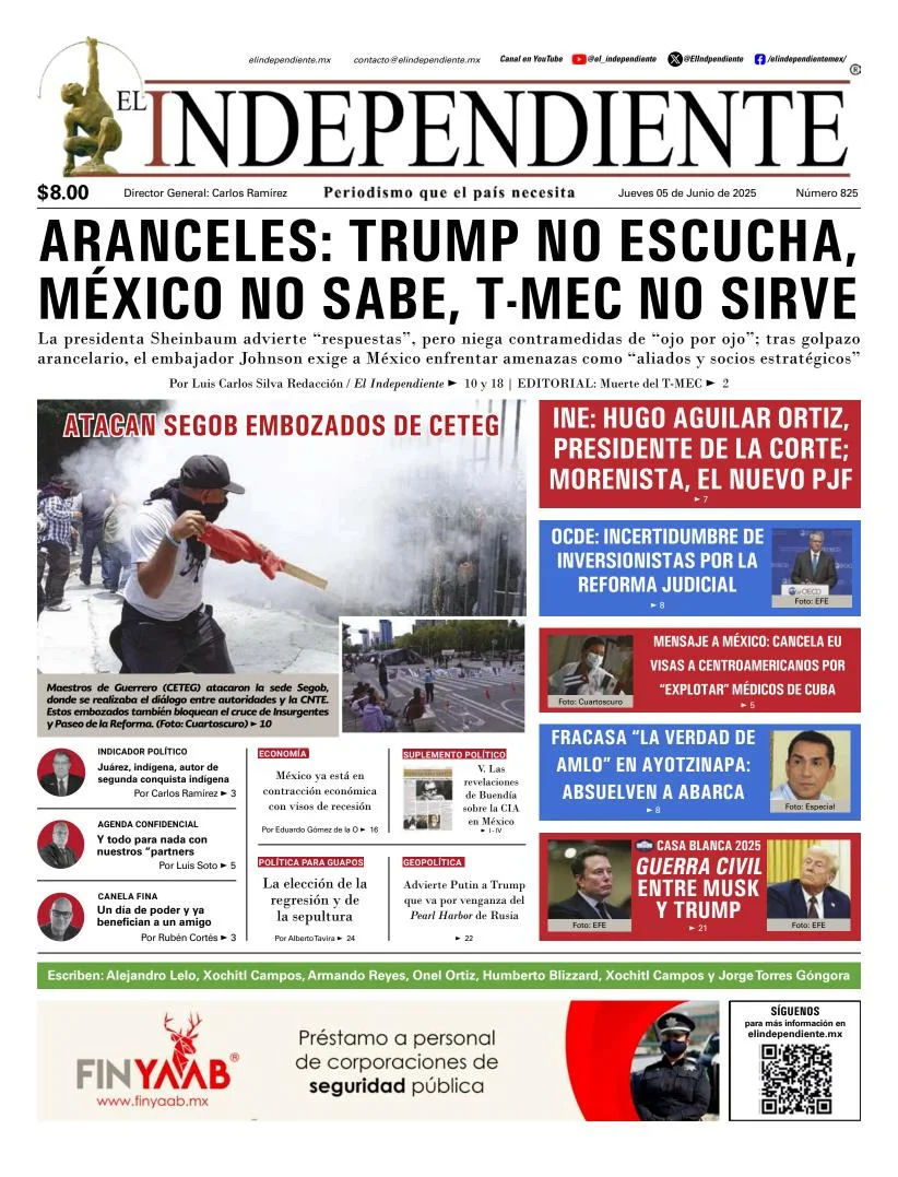 Portada de El Independiente del 2025-06-05
