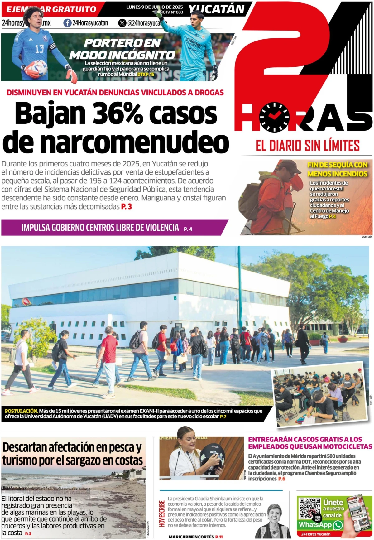 Portada de 24 Horas Yucatan