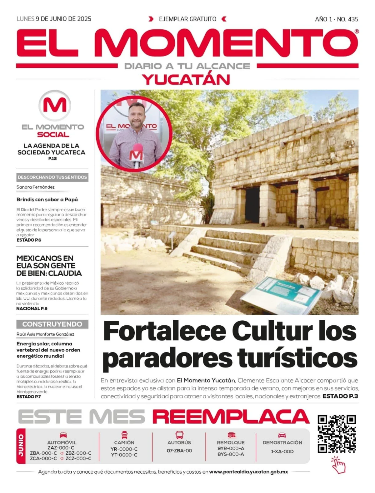 Portada de El Momento Yucatan