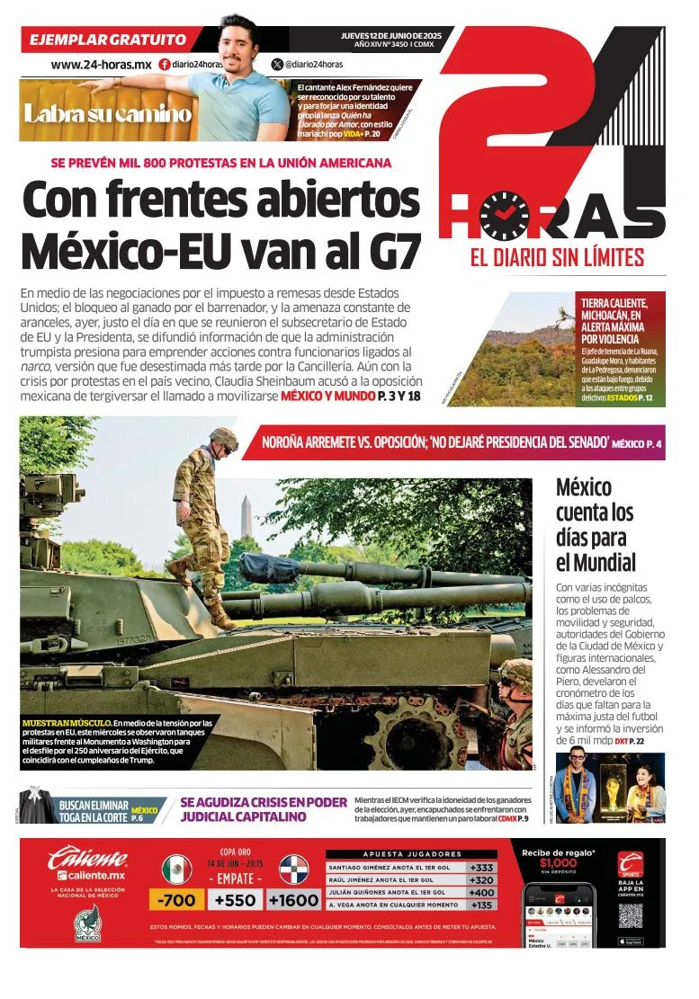Portada de 24 Horas