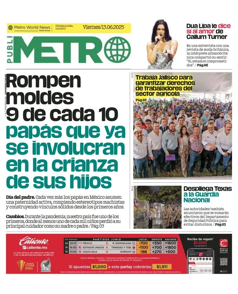 Portada de Publimetro Guadalajara
