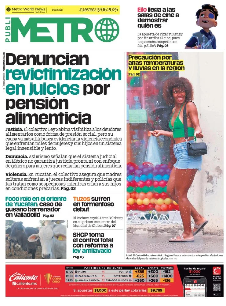 Portada de Publimetro Merida