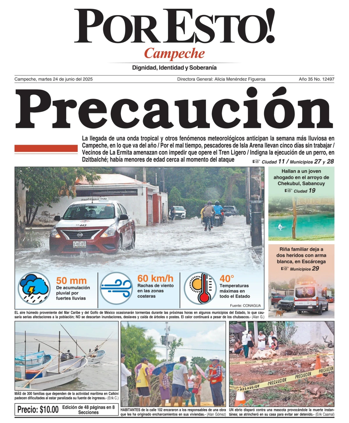 Portada de Por Esto (campeche) del martes, 24 de junio de 2025