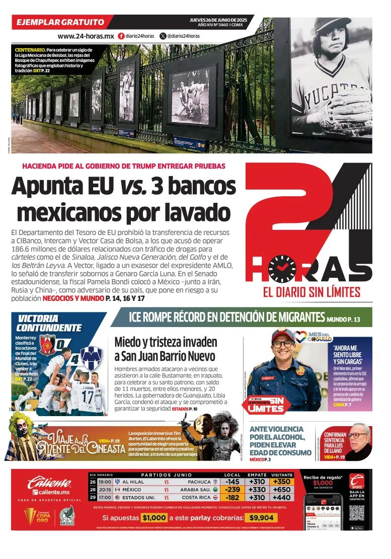 Portada de 24 Horas