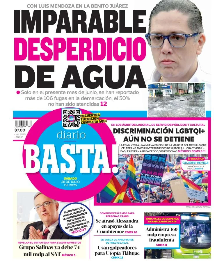 Portada de Basta del 2025-06-28