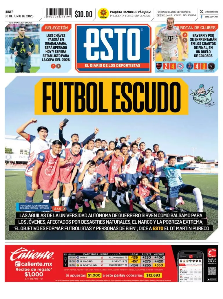 Portada de Esto del lunes, 30 de junio de 2025
