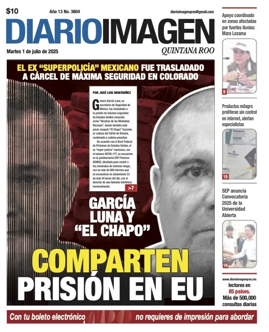 Portada de Diario Imagen Quintana Roo