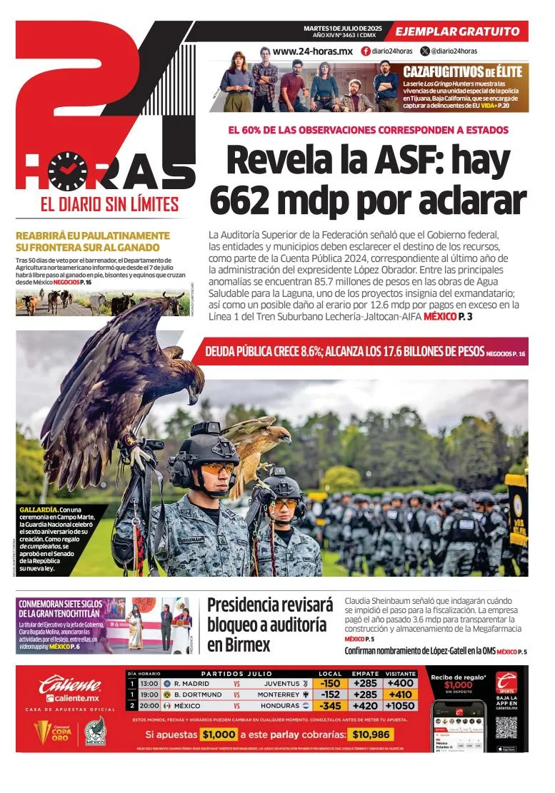 Portada de 24 Horas