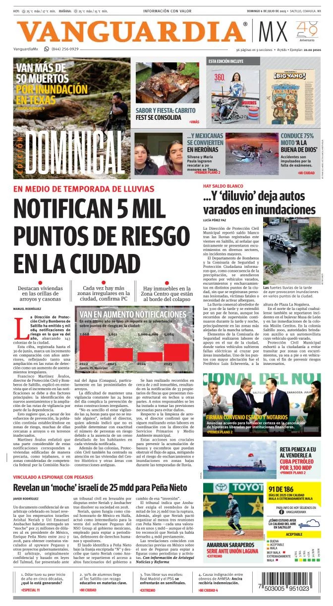 Portada de Vanguardia