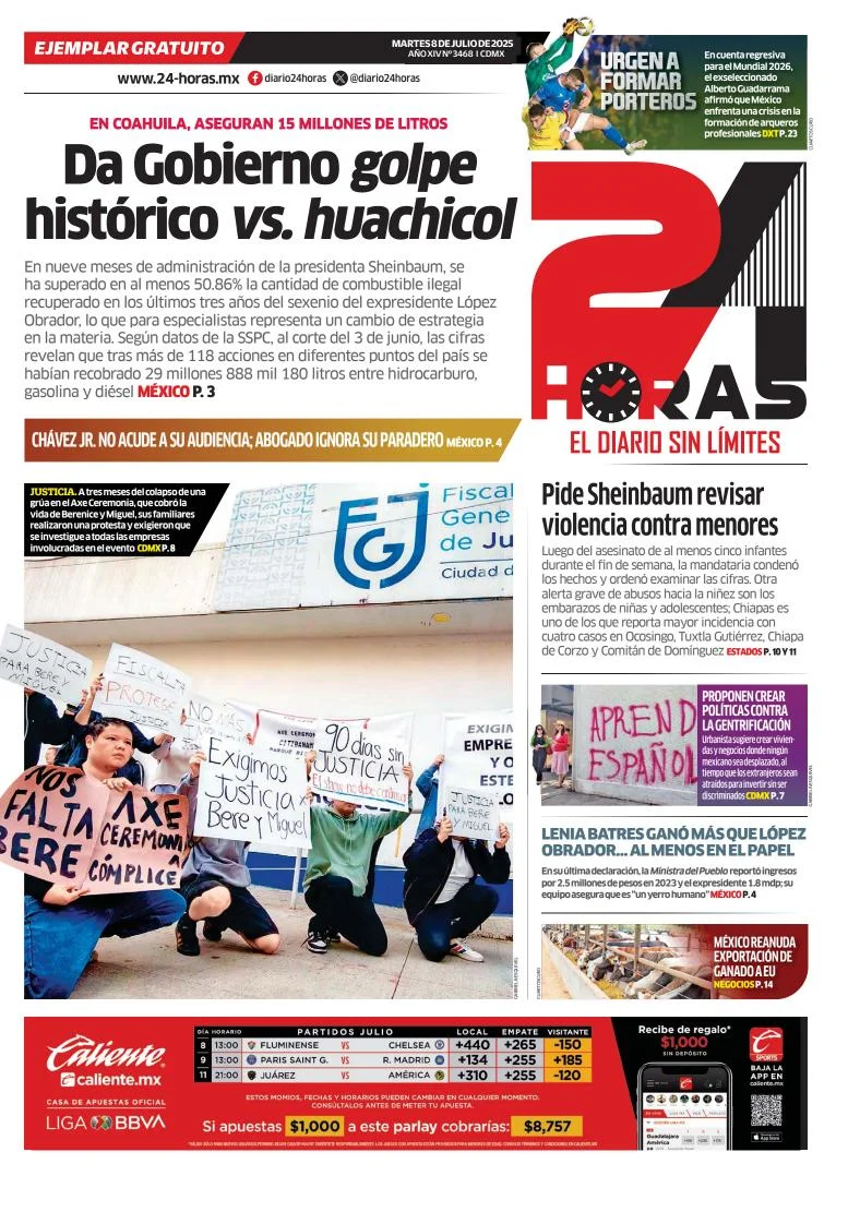 Portada de 24 Horas