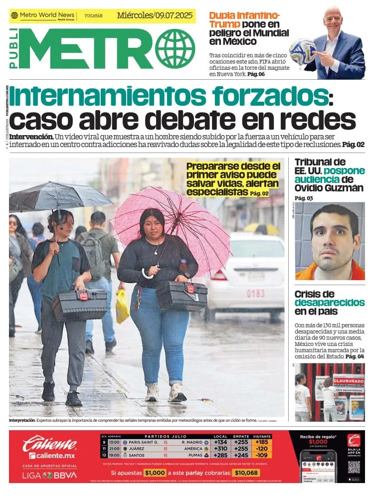 Portada de Publimetro Merida