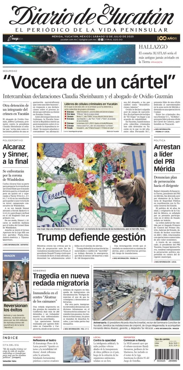 Portada de Diario de Yucatán