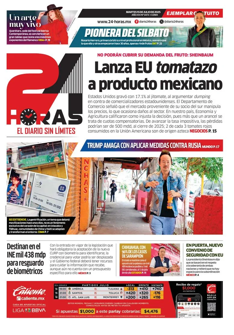 Portada de 24 Horas