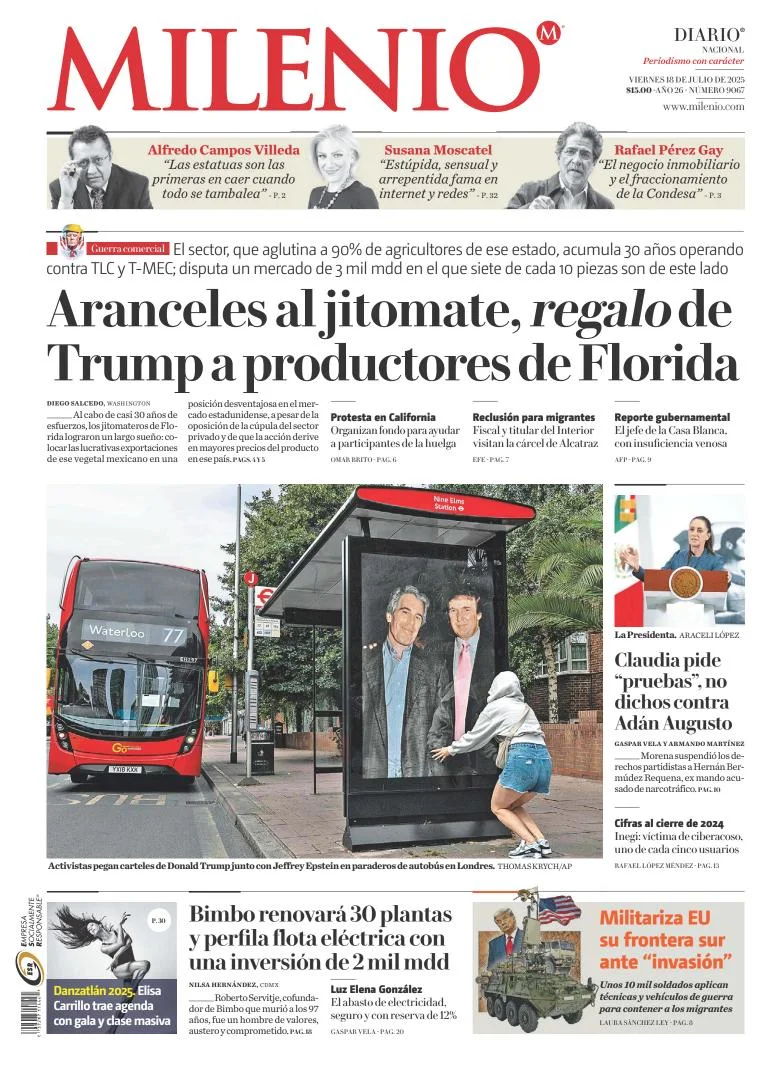 Portada de Milenio