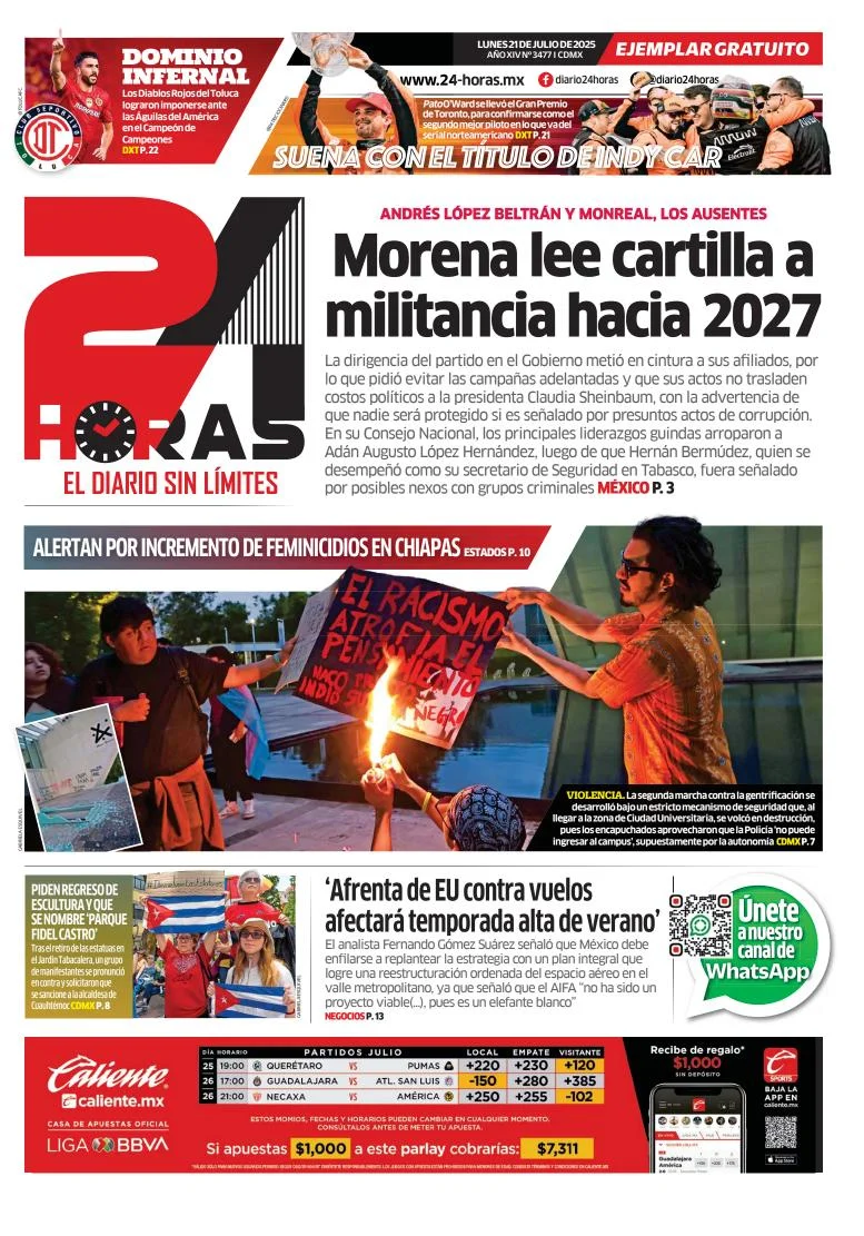 Portada de 24 Horas