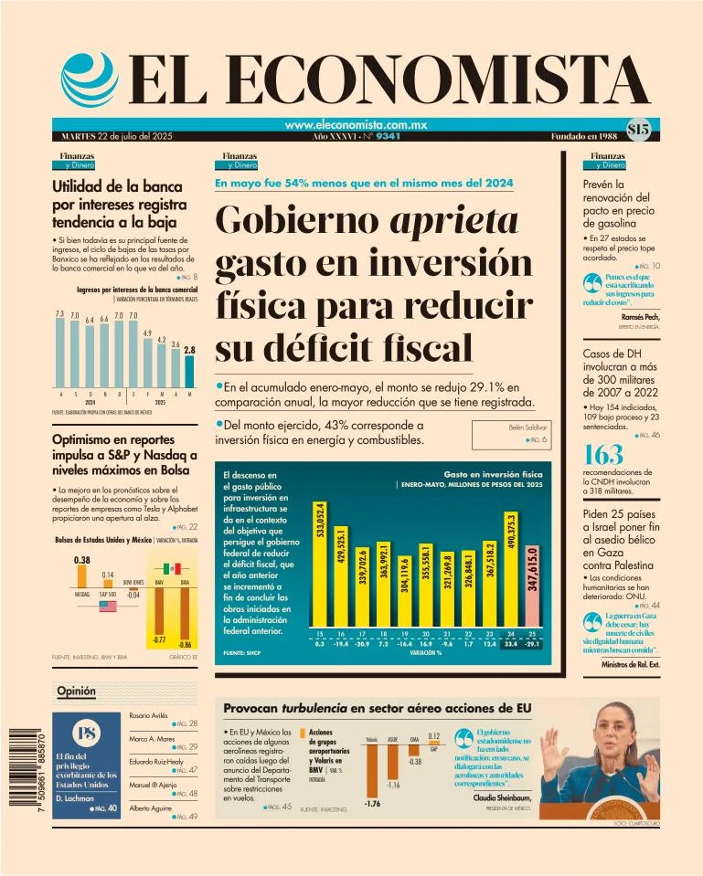 Portada de El Economista