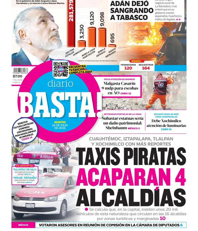 Portada de Basta del 2025-07-22