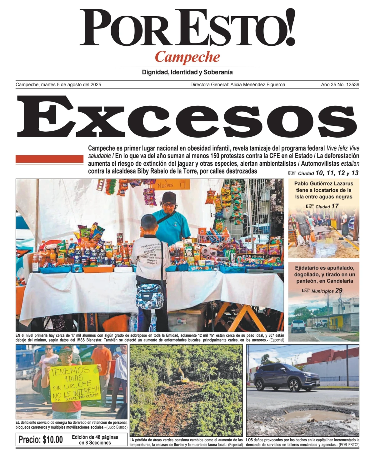 Portada de Por Esto (campeche)