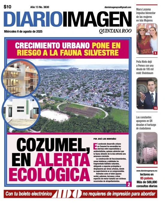 Portada de Diario Imagen Quintana Roo