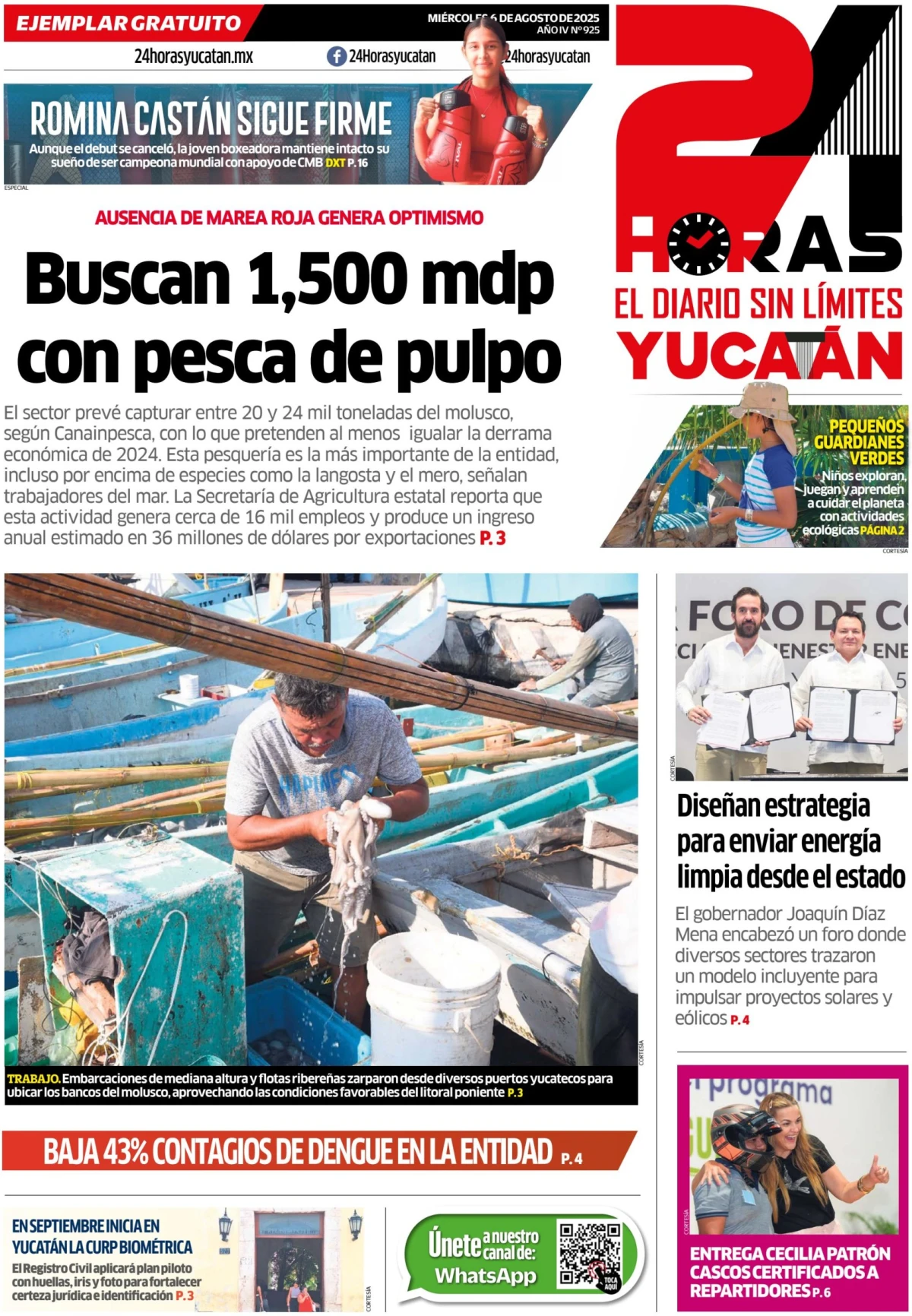 Portada de 24 Horas Yucatan