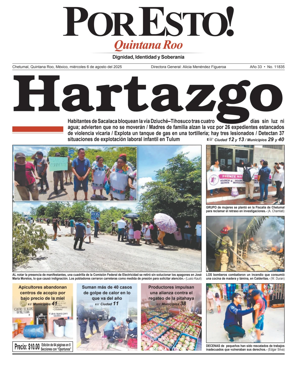Portada de Por Esto (quintana Roo Chetumal)