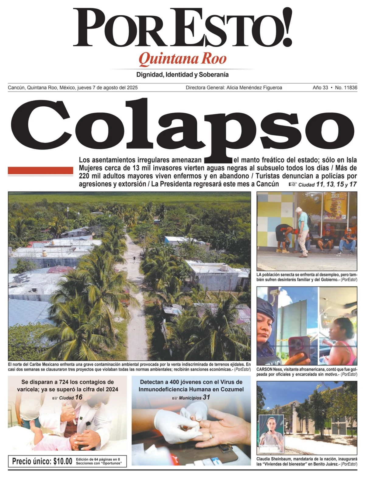 Portada de Por Esto (quintana Roo Cancun)