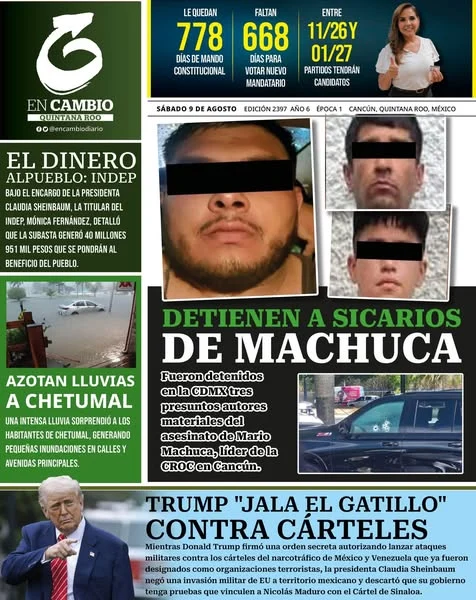 Portada de En Cambio - Quintana Roo (portada)