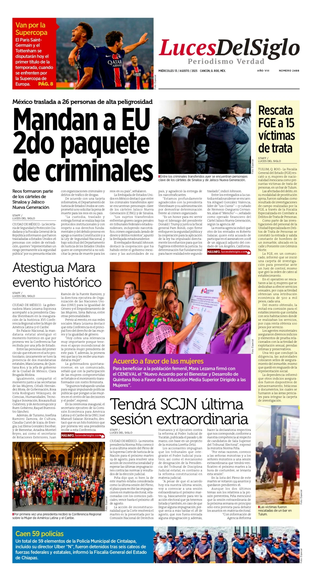 Portada de Luces del Siglo