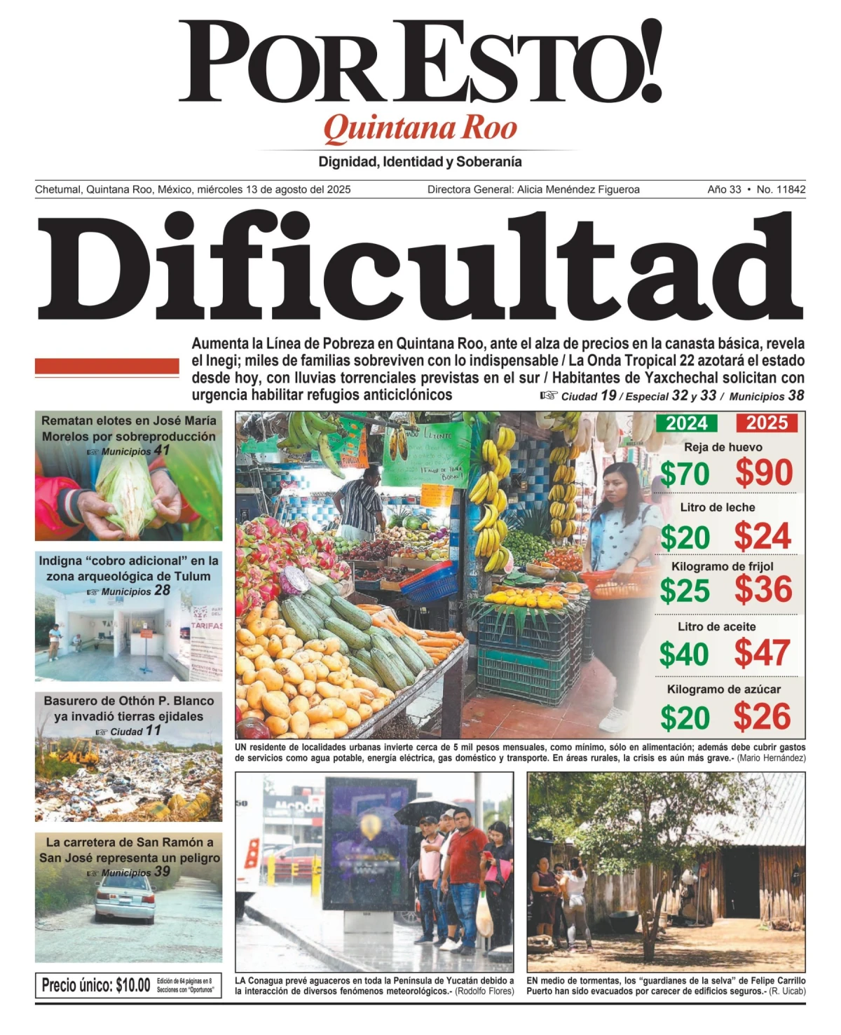 Portada de Por Esto (quintana Roo Chetumal)