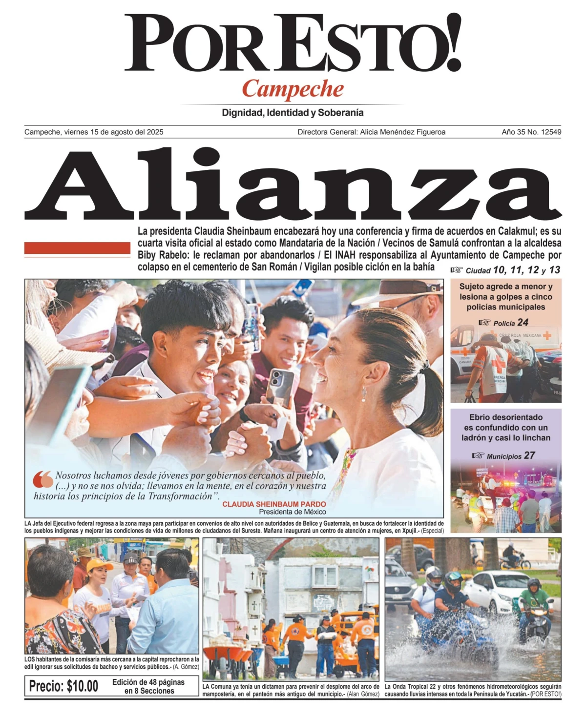 Portada de Por Esto (campeche)