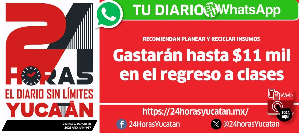 Portada de 24 Horas Yucatan