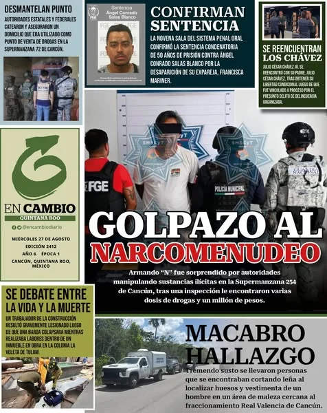 Portada de En Cambio - Quintana Roo (contraportada)