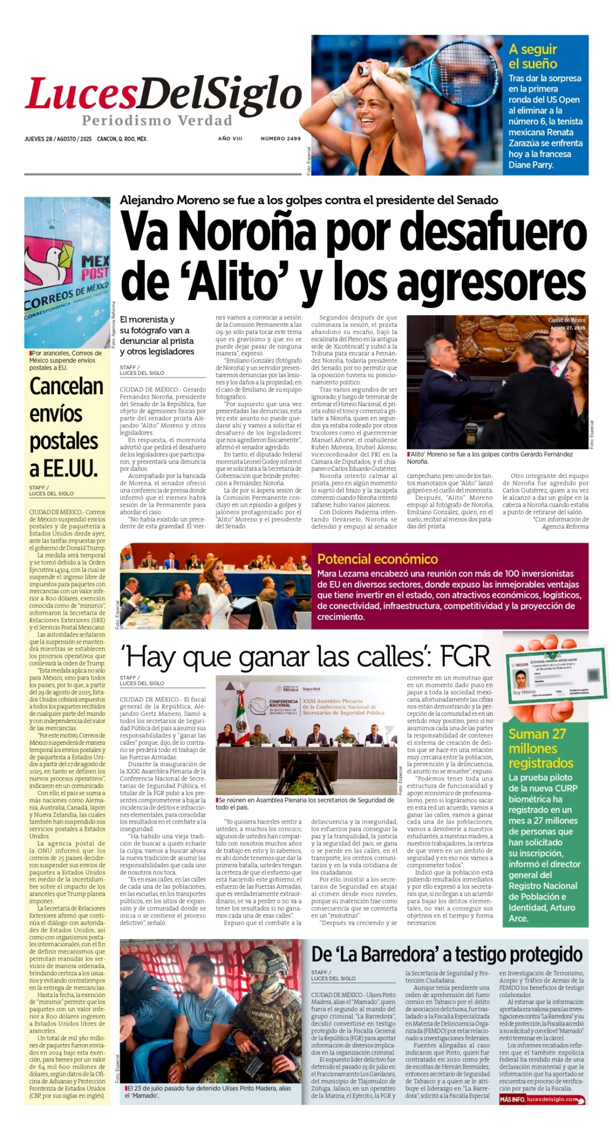 Portada de Luces del Siglo
