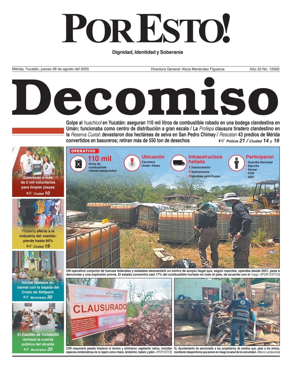 Portada de Por Esto (merida, Yucatan)
