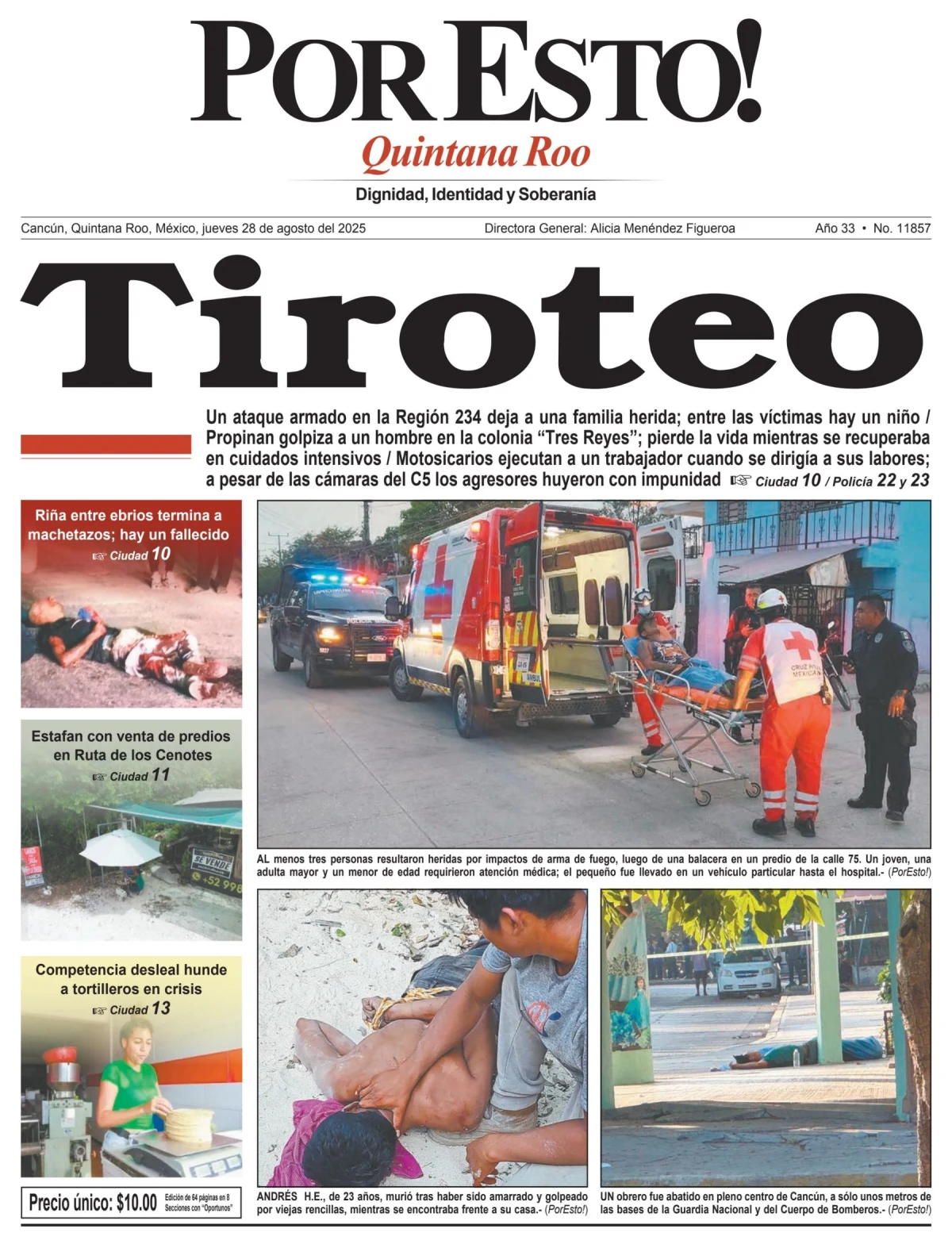 Portada de Por Esto (quintana Roo Cancun)