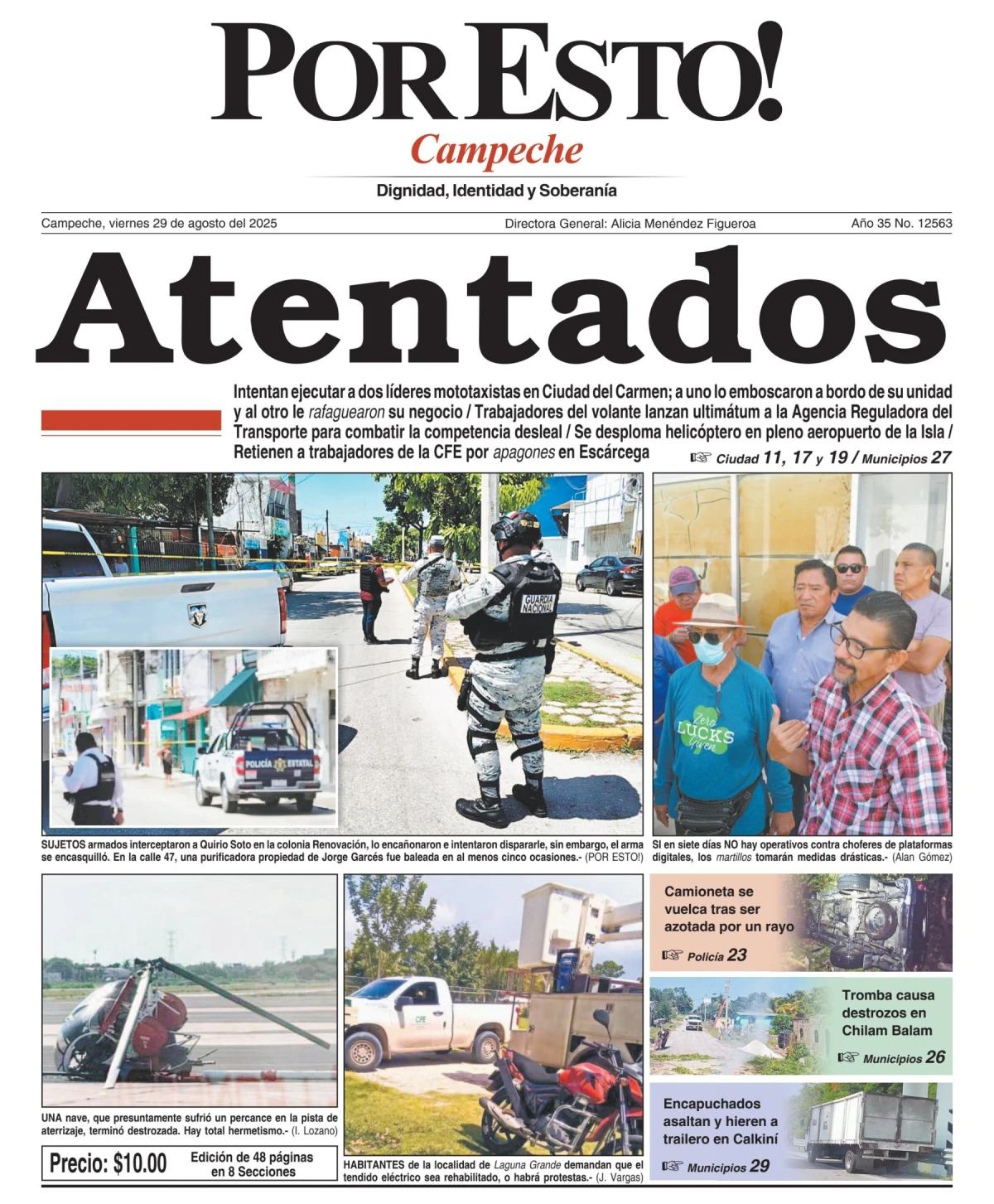 Portada de Por Esto (campeche)