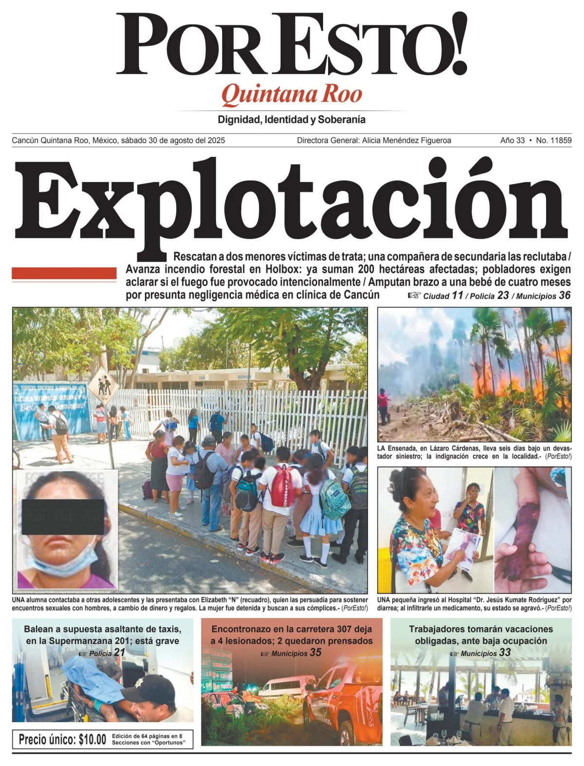 Portada de Por Esto (quintana Roo Cancun)