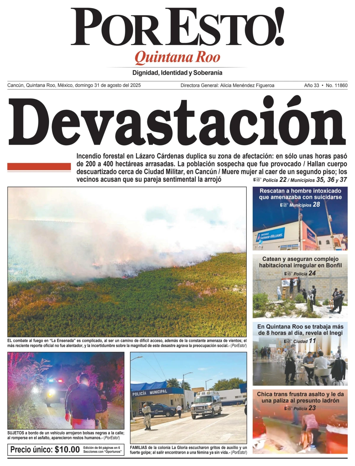 Portada de Por Esto (quintana Roo Cancun)