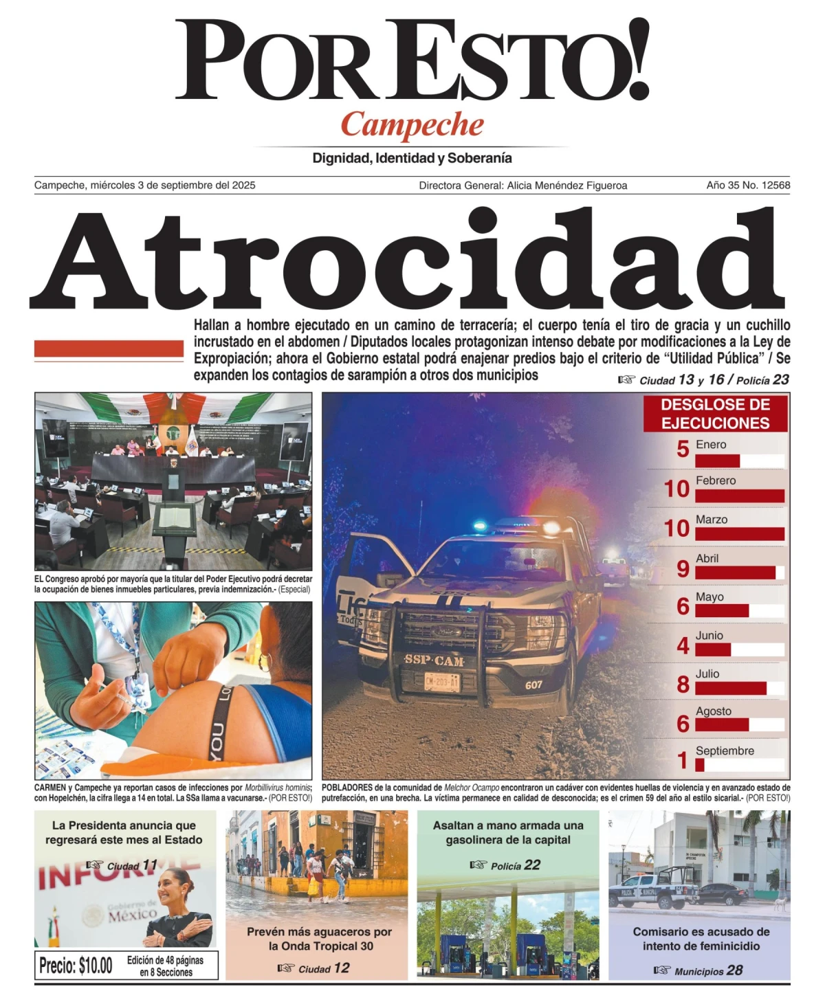 Portada de Por Esto (campeche)