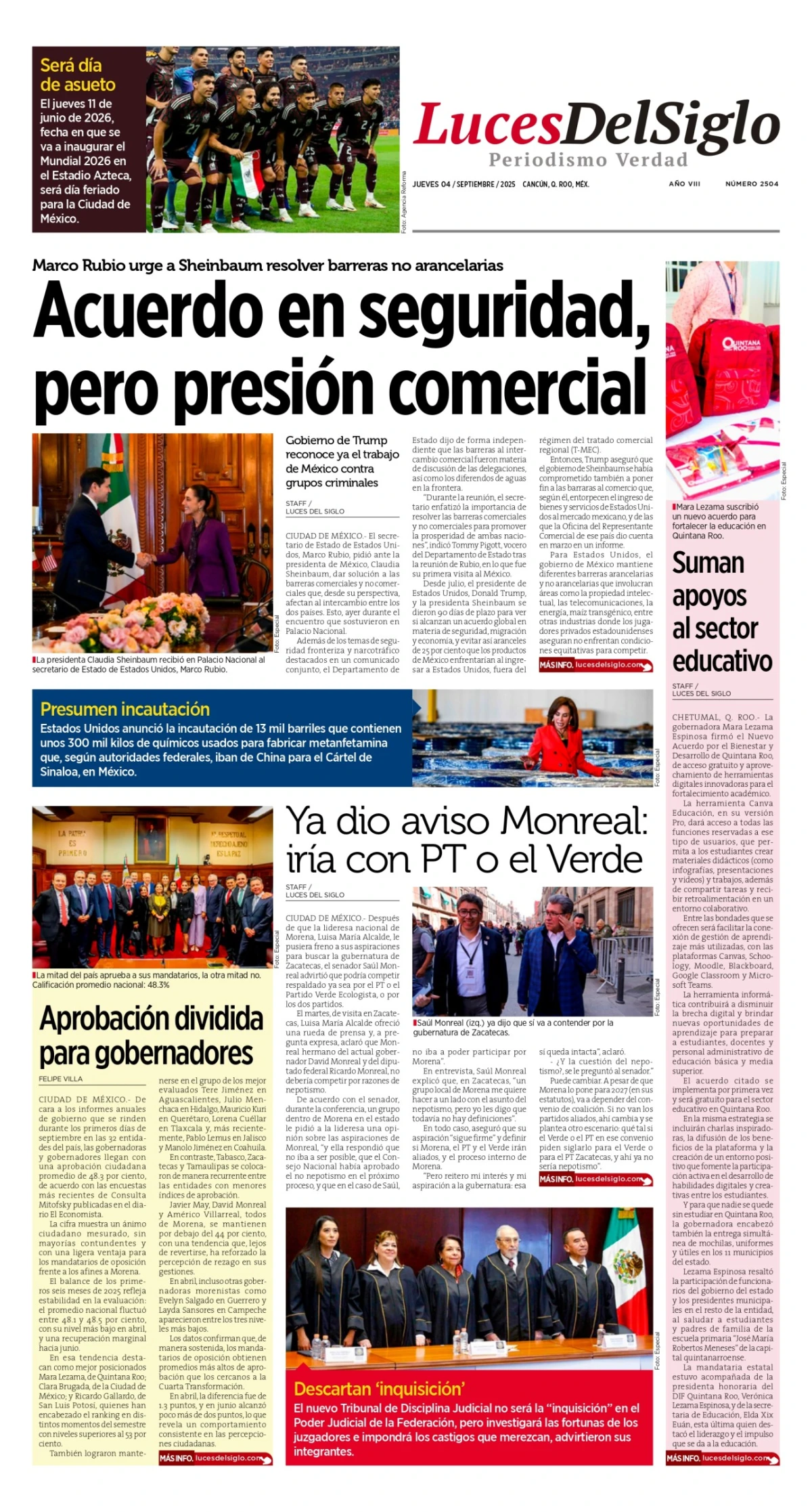 Portada de Luces del Siglo