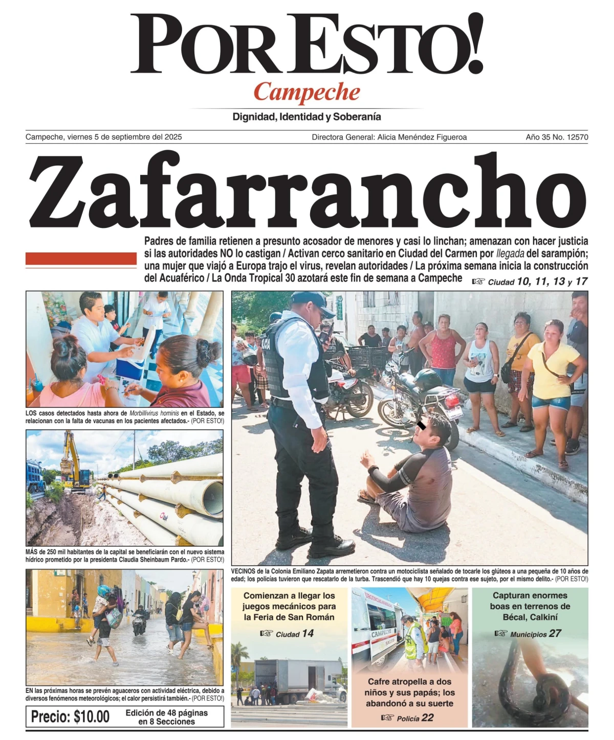Portada de Por Esto (campeche)