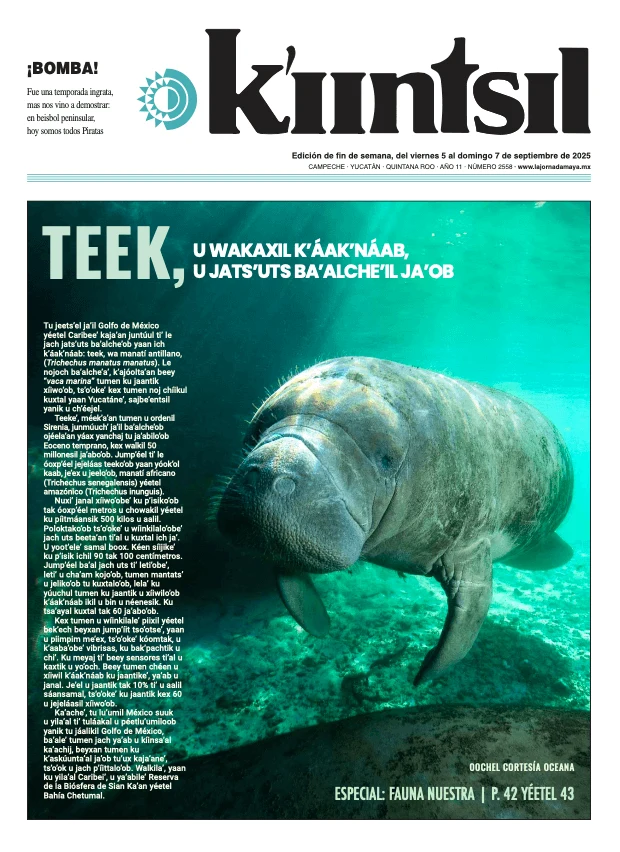 Portada de La Jornada - Kiintsil del viernes, 5 de septiembre de 2025