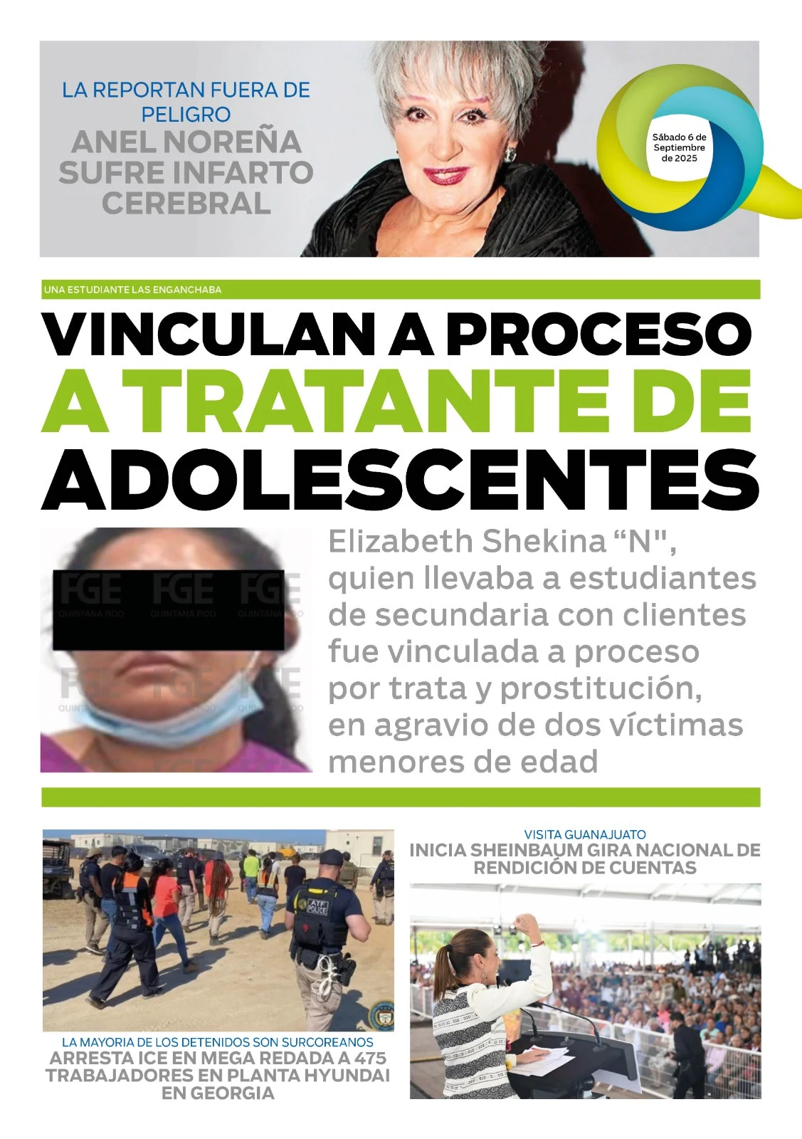 Portada de El Quintana Roo (contraportada)