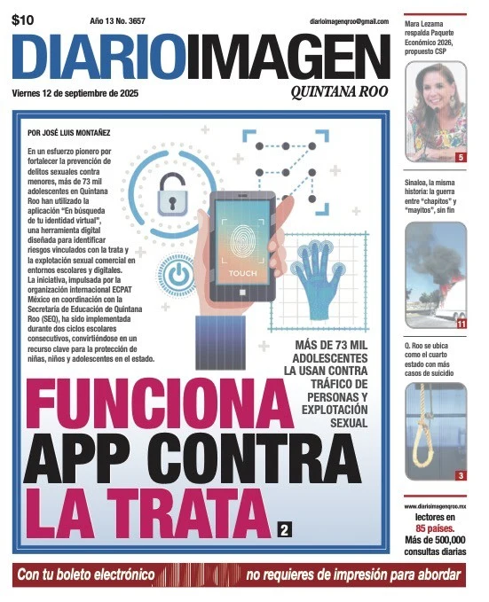 Portada de Diario Imagen Quintana Roo